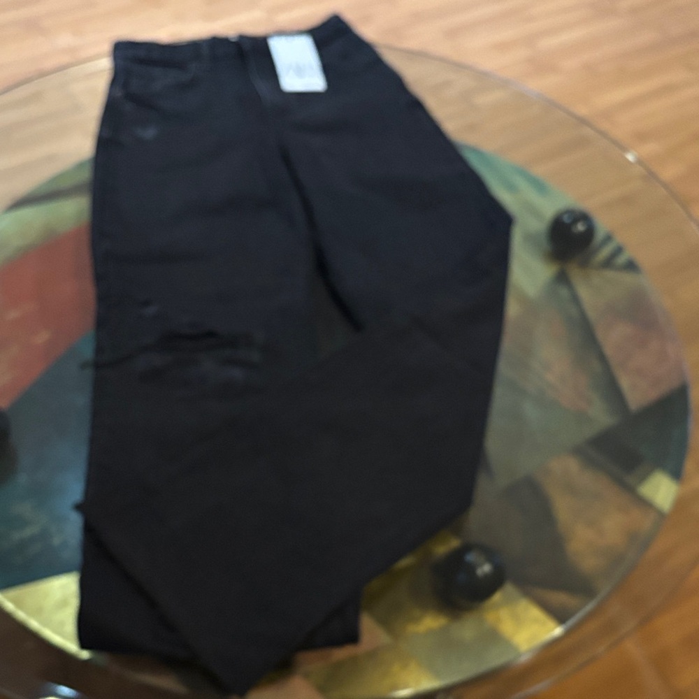 Zara Black High Rise Women Jeans